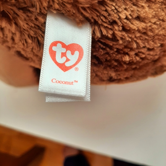 TY Coconut Beanie Monkey - Picture 3 of 5